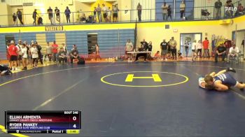 ex105-110 lbs Round 3 - Kyle Nance, Brawlers Wrestling Club vs Ian Holcomb, Liberal Wrestling Club