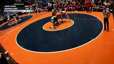 215 lbs Quarterfinals (8 Team) - Kaden Tidwell, Vandalia vs Mastewal Evely, Chicago (C. Hope Academy)