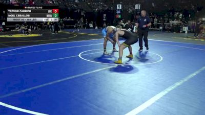 190 lbs Round Of 64 - Trevor Carrier, Live Oak (NS) vs Noel Ceballos, Monache (CS)