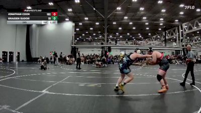 285 lbs Round 5 (6 Team) - Braiden Sudor, Freakztyle Wrestling vs Jonathan Cook, Viking WC