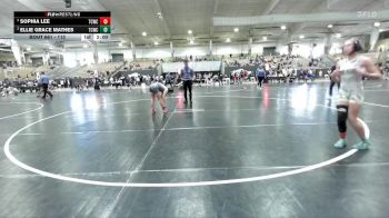 112 lbs Semifinal - Sophia Lee, Seymour Youth Wrestling Club vs Ellie Grace Mathes, Elite Wrestling Academy