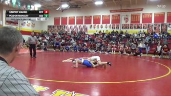 138 lbs 1st Place Match - Kooper Waugh, West Delaware, Manchester vs Jaxson Mehlert, Benton Community