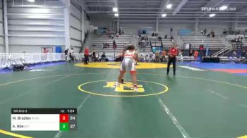 220 lbs Prelims - Mekhi Bradley, Team Claws Blue vs Aden Roe, Grit Mat Club HS