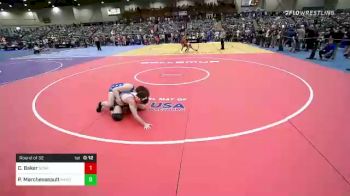 157 lbs Round Of 32 - Cayden Baker, Scappoose Wrestling vs Preston Marchesseault, Mayo Quanchi Judo And Wrestling