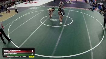 Quarterfinal - Brock Jeannoutot, Crofton/Bloomfield vs Brody Brandt, Syracuse