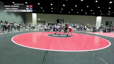 157 lbs Champ. Rd Of 32 - Bowdy Thomason, Blackwell Wrestling Club vs Brice Lozinsky, Lost City Wrestling Club