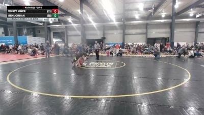 115 lbs Final - Wyatt Kiner, Mt Holly Springs vs Ben Jordan, Uniontown