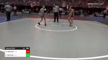 95 lbs Consi Of 16 #2 - Duke Wentzel, Cowa vs Camillo Ramirez, Pounder WC