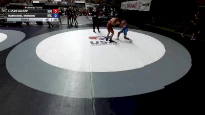 175 lbs Semis - Lucas Valdez, South San Francisco Gator WC vs Nathaniel Moreno, Beat The Streets - Los Angeles