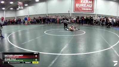 49 lbs Semifinal - Hatcher Lomasney, Majka Wrestling Club vs Ryker Polk, Great Bridge Wrestling Club