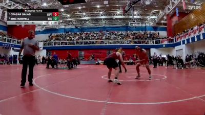 190 lbs Quarterfinal - Ceasar Salas, Crown Point vs Eric Harvell, McCutcheon