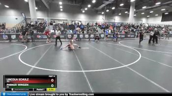 70 lbs Cons. Semi - Lincoln Schulz, MN vs Parker Wingen, SD