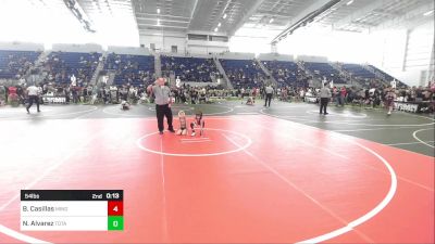 54 lbs Consi Of 4 - Bryson Casillas, Mingus Mountain WC vs Noah Alvarez, Total Kaos WC