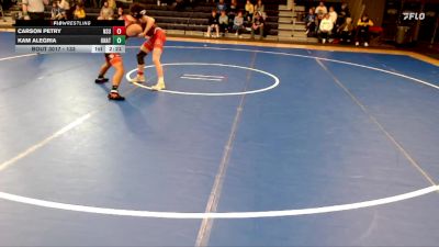 133 lbs Champ. Round 1 - Kam Alegria, Unattached vs Carson Petry, Northern State