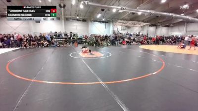 106 lbs Cons. Round 2 - Karsten Kilgore, Kelly Walsh vs Anthony Castillo, Thompson Valley