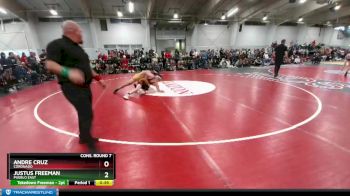 165 lbs Cons. Round 7 - Andre Cruz, Coronado vs Justus Freeman, Pueblo East