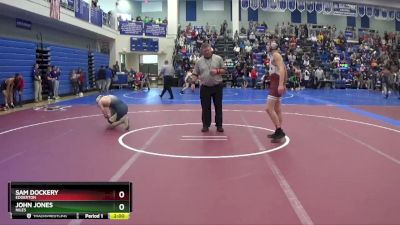 144 lbs Champ. Round 1 - Sam Dockery, Edgerton vs John Jones, Niles