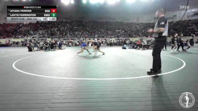 G6A-125 lbs Quarterfinal - Lakyn Farrington, Norman North-Girls vs Aiyana Perkins, Bixby-Girls