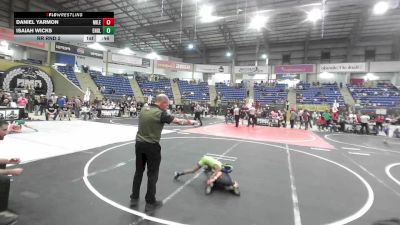 50 lbs Rr Rnd 2 - Daniel Yarmon, Mile High WC vs Isaiah Wicks, Englewood LiveWire