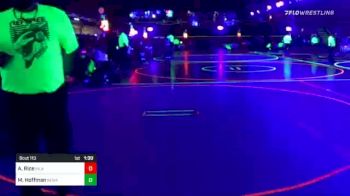 58 lbs Semifinal - Azyah Rice, Inland Elite Wrestling Club vs Myley Hoffman, Nebraska Wrestling Academy