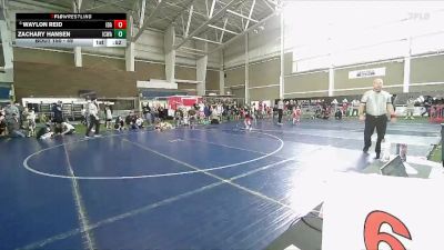 49 lbs Champ. Round 2 - Zachary Hansen, Iron County Wrestling Academy vs Waylon Reid, Idaho