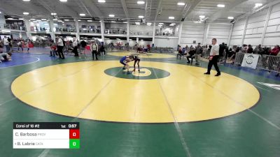 73 lbs Consi Of 16 #2 - Clayverton Barbosa, Providence County WC vs Brantly Labrie, Catamount WC