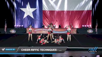 Cheer-riffic Techniques - Ruby Robins [2022 L1 Junior Day 1] 2022 American Cheer Power Galveston Showdown DI/DII