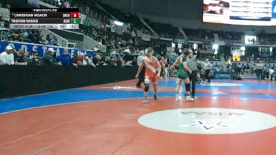 1A-4A 138 Cons. Round 2 - Trevor Wicks, Ashville vs Christian Roach, St Michael Catholic High School