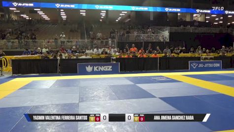 Ana Jimena Sanchez Raba vs Yasmin Valentina Ferreira Santos 2025 Pan Kids Jiu-Jitsu IBJJF Championship
