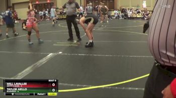 130 lbs Semis & 1st Wrestleback (8 Team) - Taylor Aiello, BlueWave vs Will Lavallee, Smitty`s Barn