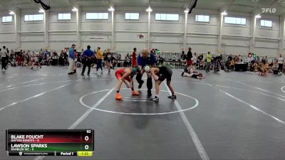 92 lbs Round 8 (10 Team) - Blake Foucht, Dayton Bandits vs Lawson Sparks, Rambler WC