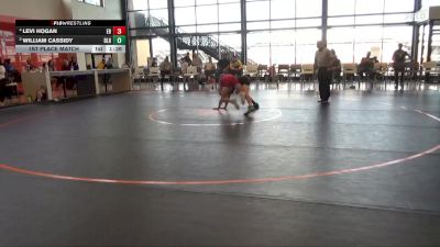 J-18 lbs 1st Place Match - Levi Hogan, East Buchanan vs William Cassidy, Beckman Little Blazers