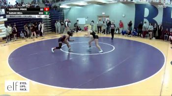 120 lbs. 7th Place Match - Gabriell Price, Omaha Westside vs Sarah Bell, Lombard (Montini) Catholic