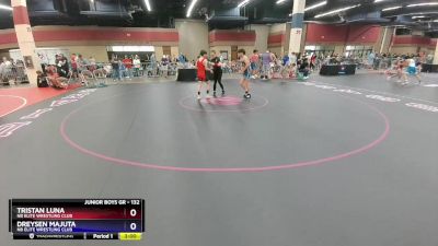 132 lbs Cons. Round 2 - Tristan Luna, NB Elite Wrestling Club vs Dreysen Majuta, NB Elite Wrestling Club