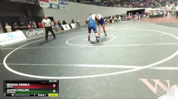 6A-285 lbs Cons. Round 5 - Benson Deibele, Grant vs Austin Phillips, Newberg