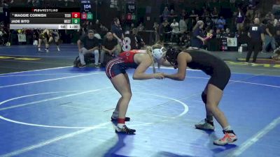 115 lbs Round Of 16 - Maggie Cornish, Tesoro (SS) vs Jade Bito, Westmont (CC)