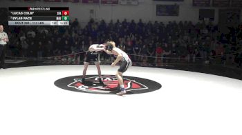 113 lbs Final - Lucas Colby, Spaulding vs Sylas Race, Mt. Anthony Union