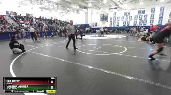 190 lbs Cons. Round 3 - Valeria Alonsa, Aliso Niguel vs Mia Britt, Ayala