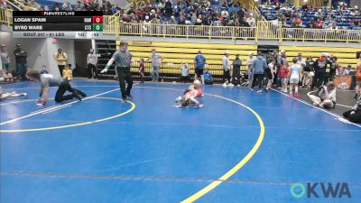 61 lbs Consi Of 8 #2 - Logan Spain, Raw Wrestling Club vs Byrd Ware, Cleveland Takedown