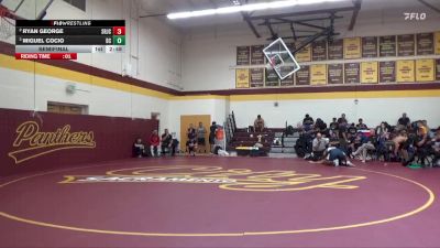 220 lbs Semifinal - Miguel Cocio, Delta College vs Ryan George, Santa Rosa Junior College