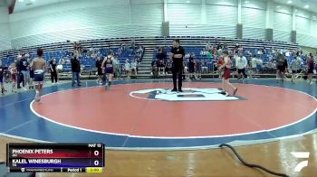 86 lbs Round 1 - Phoenix Peters, OH vs Kalel Winesburgh, TN