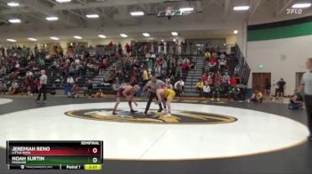 125 lbs Semifinal - Jeremiah Reno, Little Rock vs Noah Surtin, Missouri