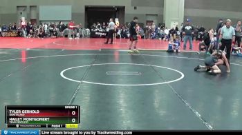 85 lbs Round 1 - Tyler Gerhold, Unattached vs Hailey Montgomery, Team Kentucky