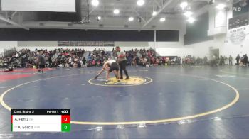 138 lbs Cons. Round 2 - Aaron Garcia, Warren vs Aiden Pentz, Oak Hills