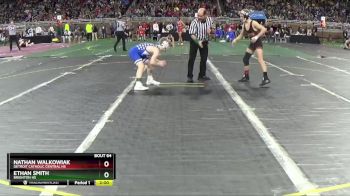 D1-106 lbs Champ. Round 1 - Ethan Smith, Brighton HS vs Nathan Walkowiak, Detroit Catholic Central HS