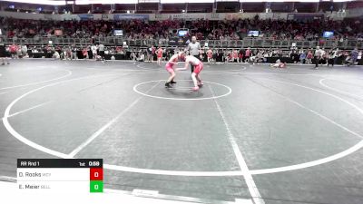 110 lbs Rr Rnd 1 - Dagger Rooks, Webb City Youth Wrestling vs Emilee Meier, Belleville Little Devils