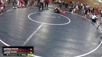 80 lbs Semifinal - Antonio Aguilar, RED WAVE WC vs Lennox Cruzat, Alpha Dawg