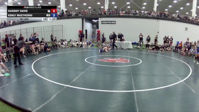 95 lbs Kassidy Davis, Washington vs Kenly Muzykoski, Ohio Blue