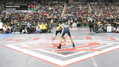 5A 106 lbs Semifinal - Maddox Crooke, Enka High School vs Allen Dunn, High Point Central