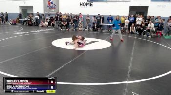 67 lbs Cons. Round 2 - Bella Robinson, Avalanche Wrestling Association vs Trinley Larsen, Pioneer Grappling Academy